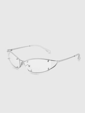 Blue Elephant Rubi Silver Blue Light Blocking Eyeglasses (non-prescription)
